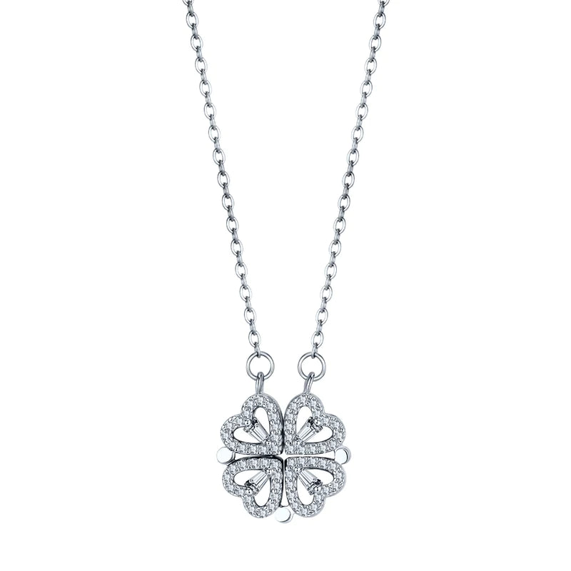 Clover Hearts Necklace