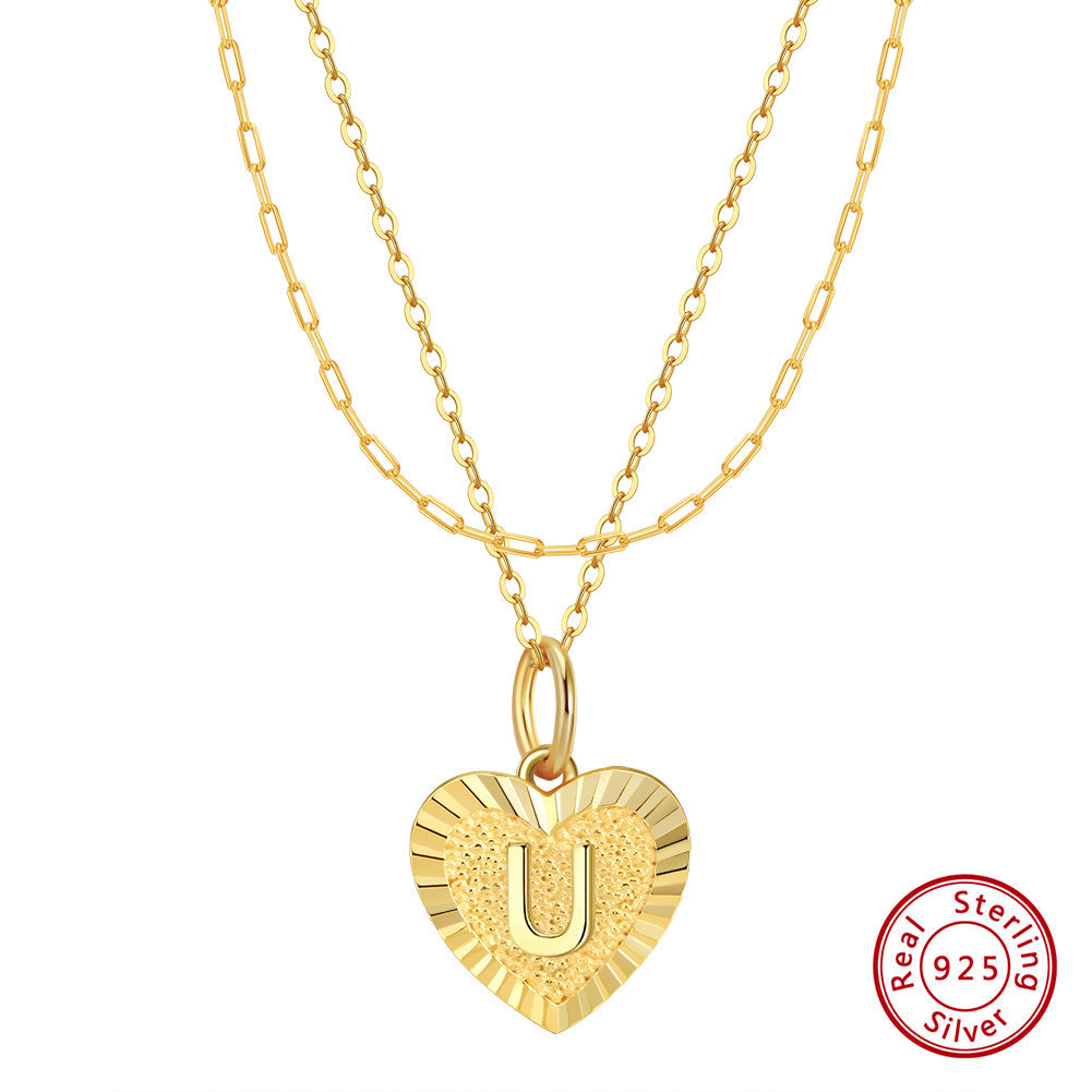 Layered Initial Necklace