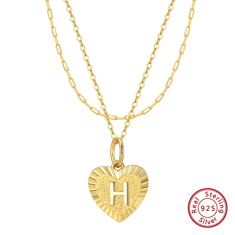 Layered Initial Necklace