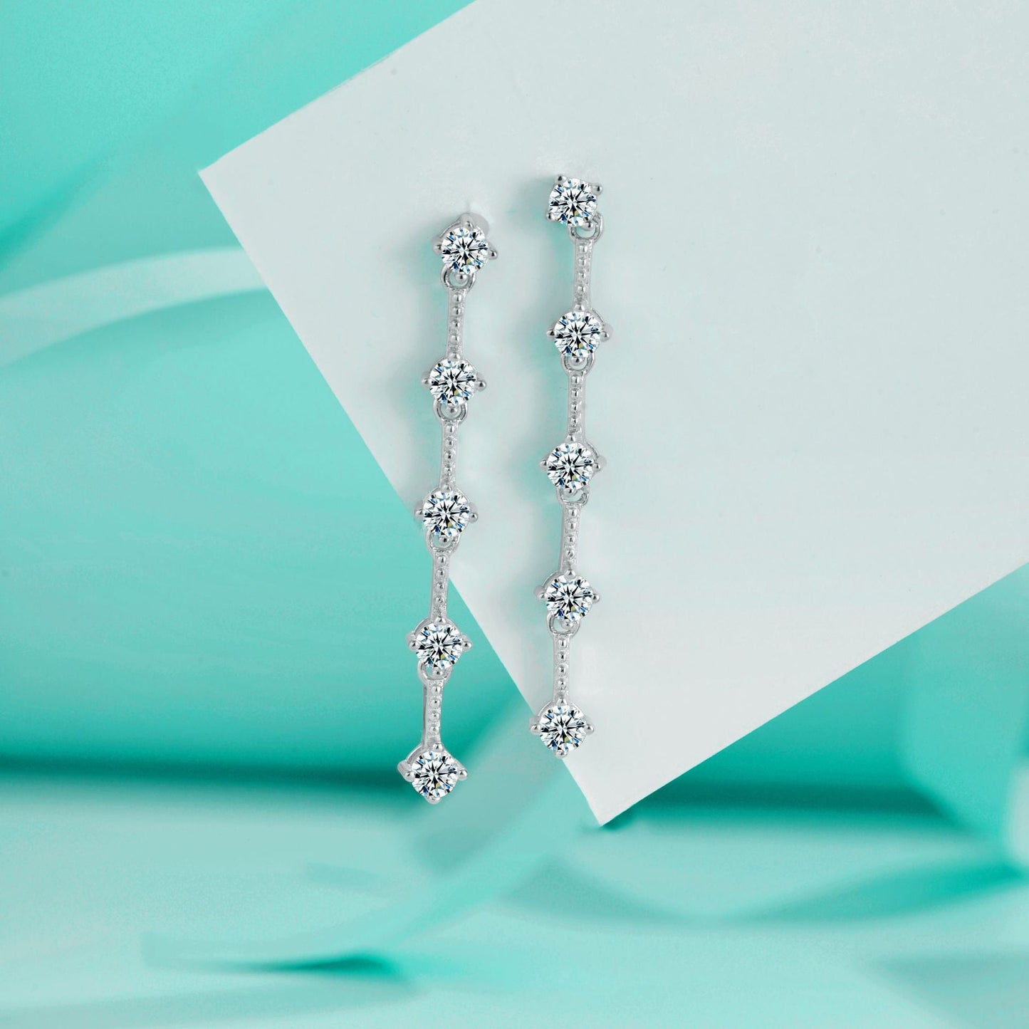 Long Tassel Moissanite S925 Earrings