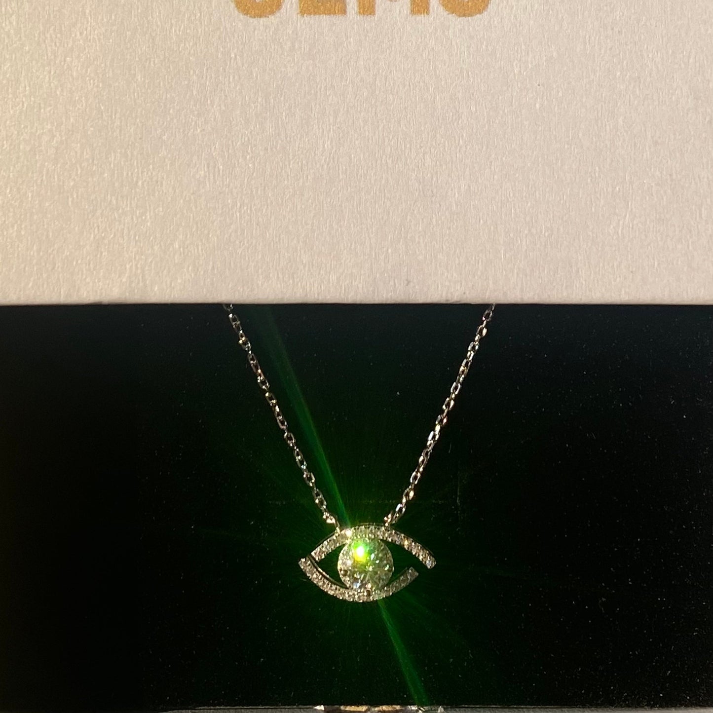 Moissanite Eye Necklace