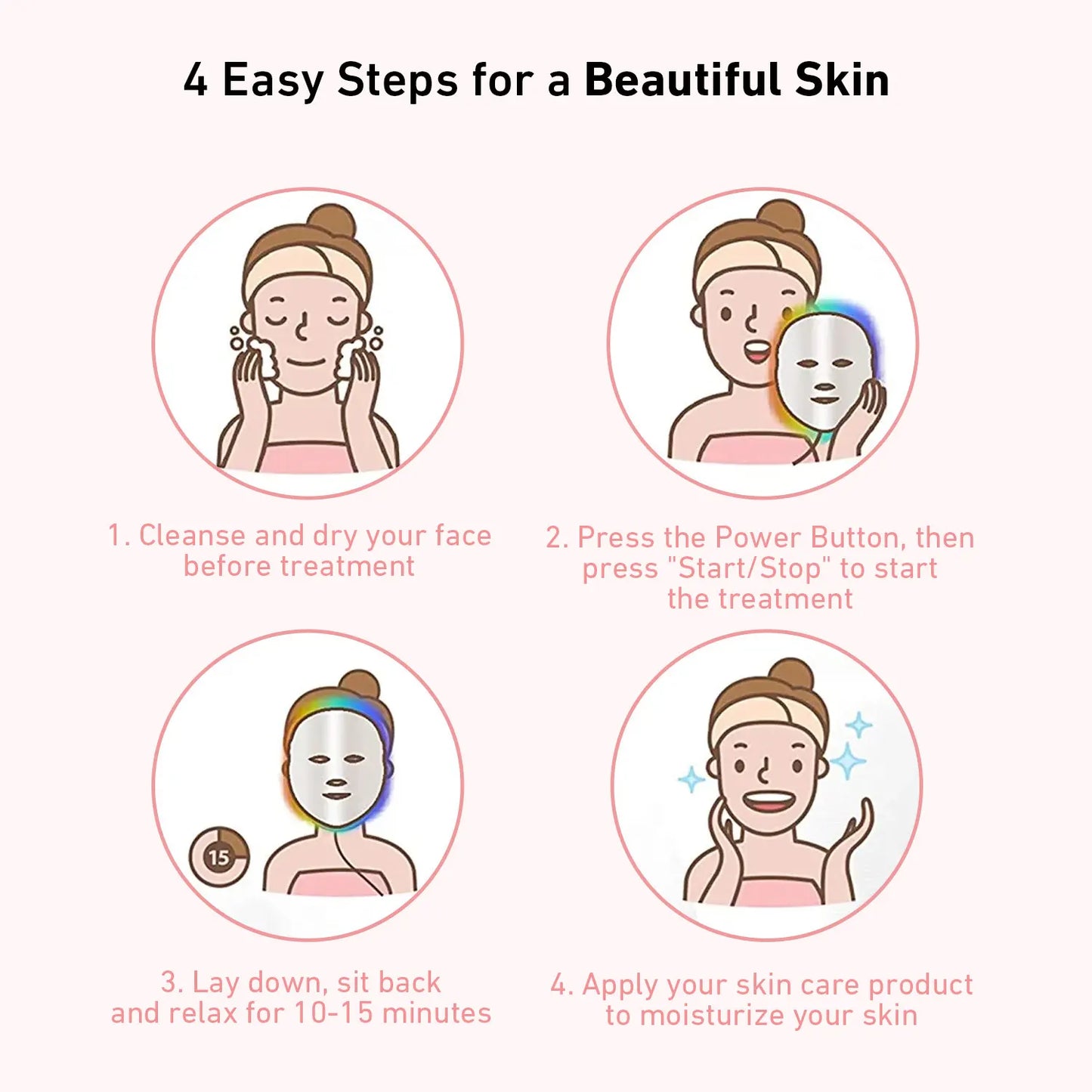 KISSGLOW® Light LED Skin Mask