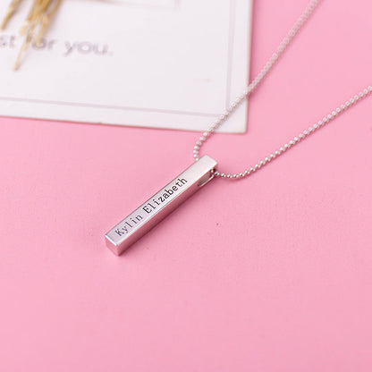 Personalized Bar Necklace