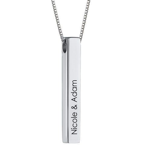 Personalized Bar Necklace