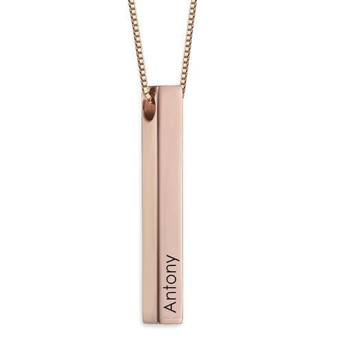 Personalized Bar Necklace
