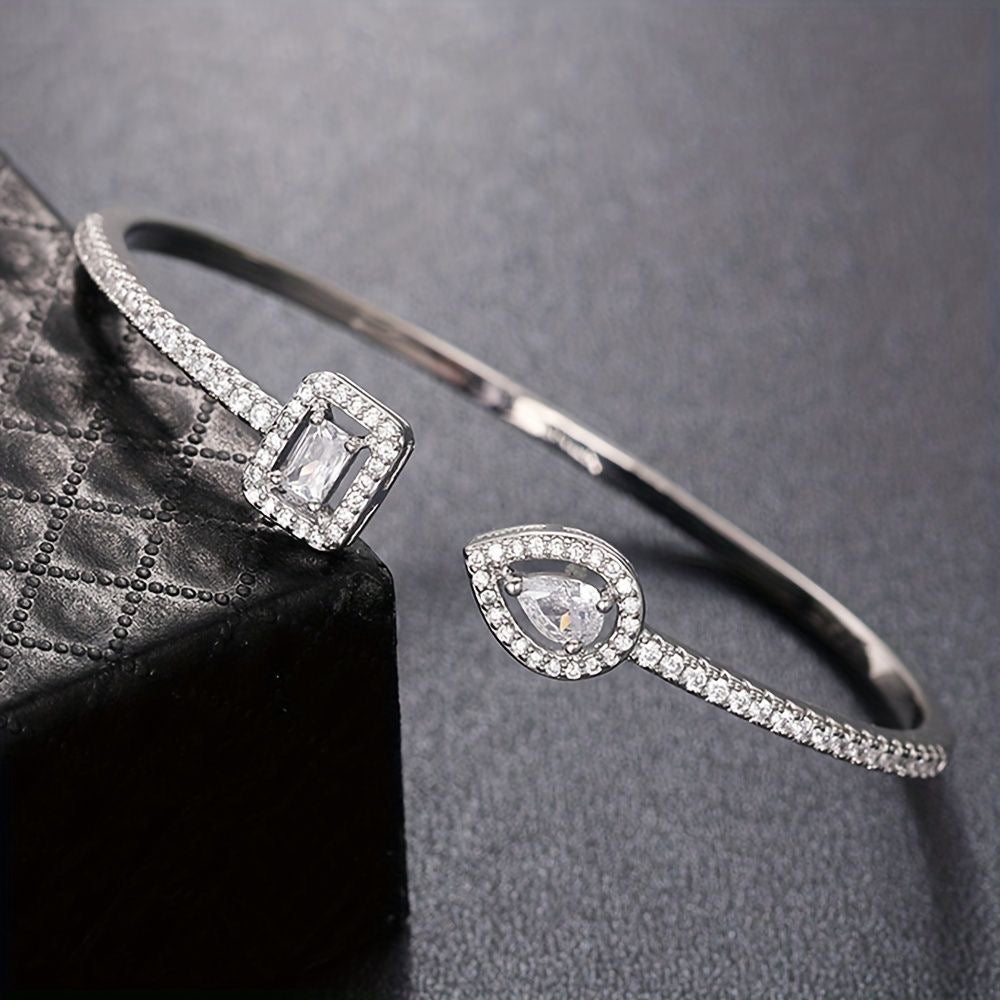 silver stone bracelet