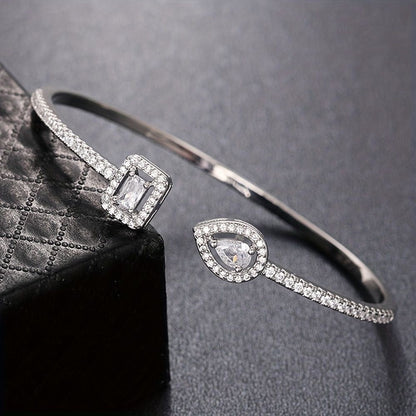 silver stone bracelet