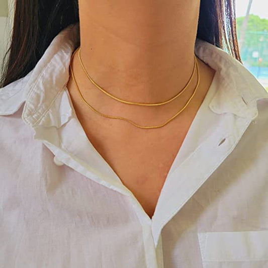 Double Layer Herringbone Chain