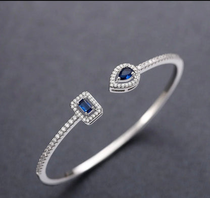 silver stone bracelet