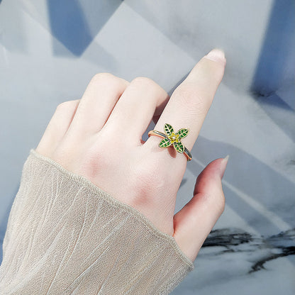 Flower Spinning Ring