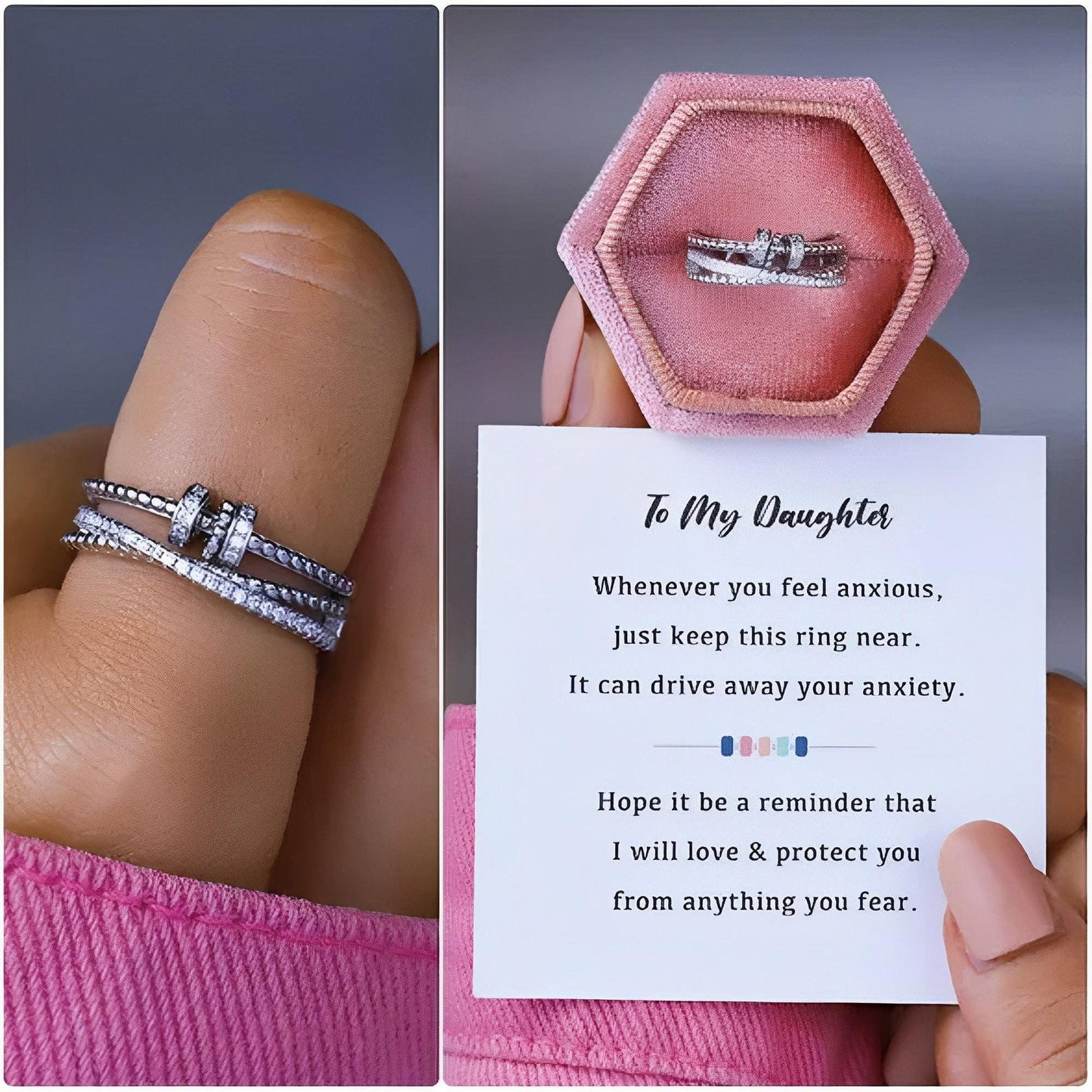 My Daughter Fidget Ring