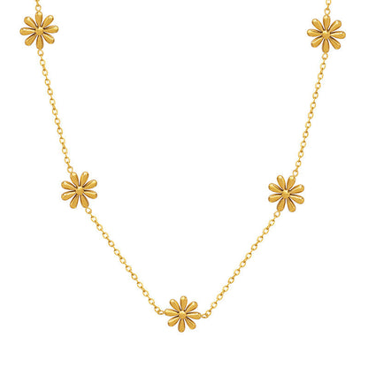Titanium Gold Plated Necklace