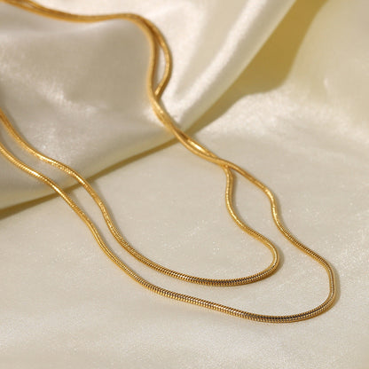 Double Layer Herringbone Chain