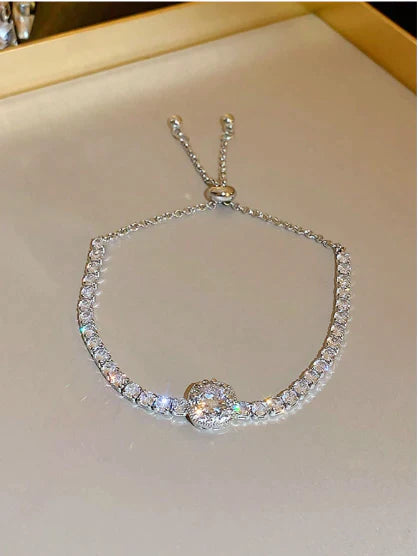 Silver Moissanite Bracelet