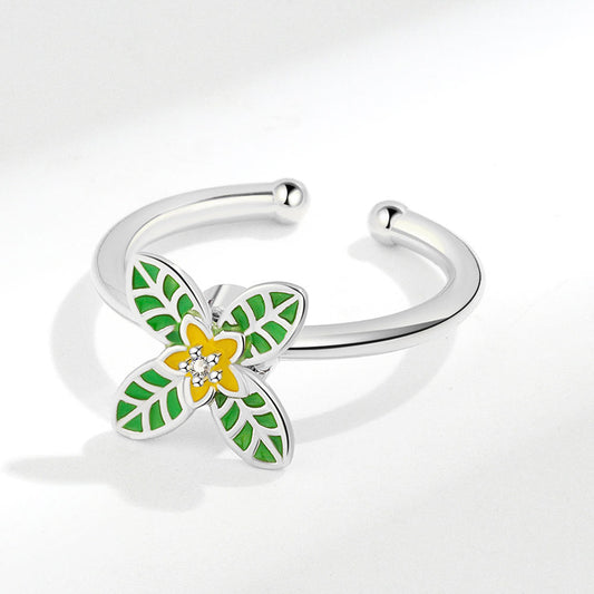 Flower Spinning Ring