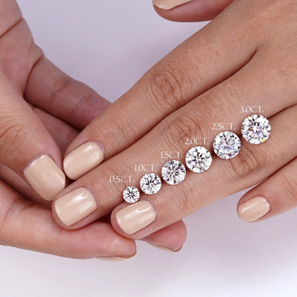 Moissanite Heart Ring