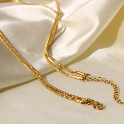 Double Layer Herringbone Chain