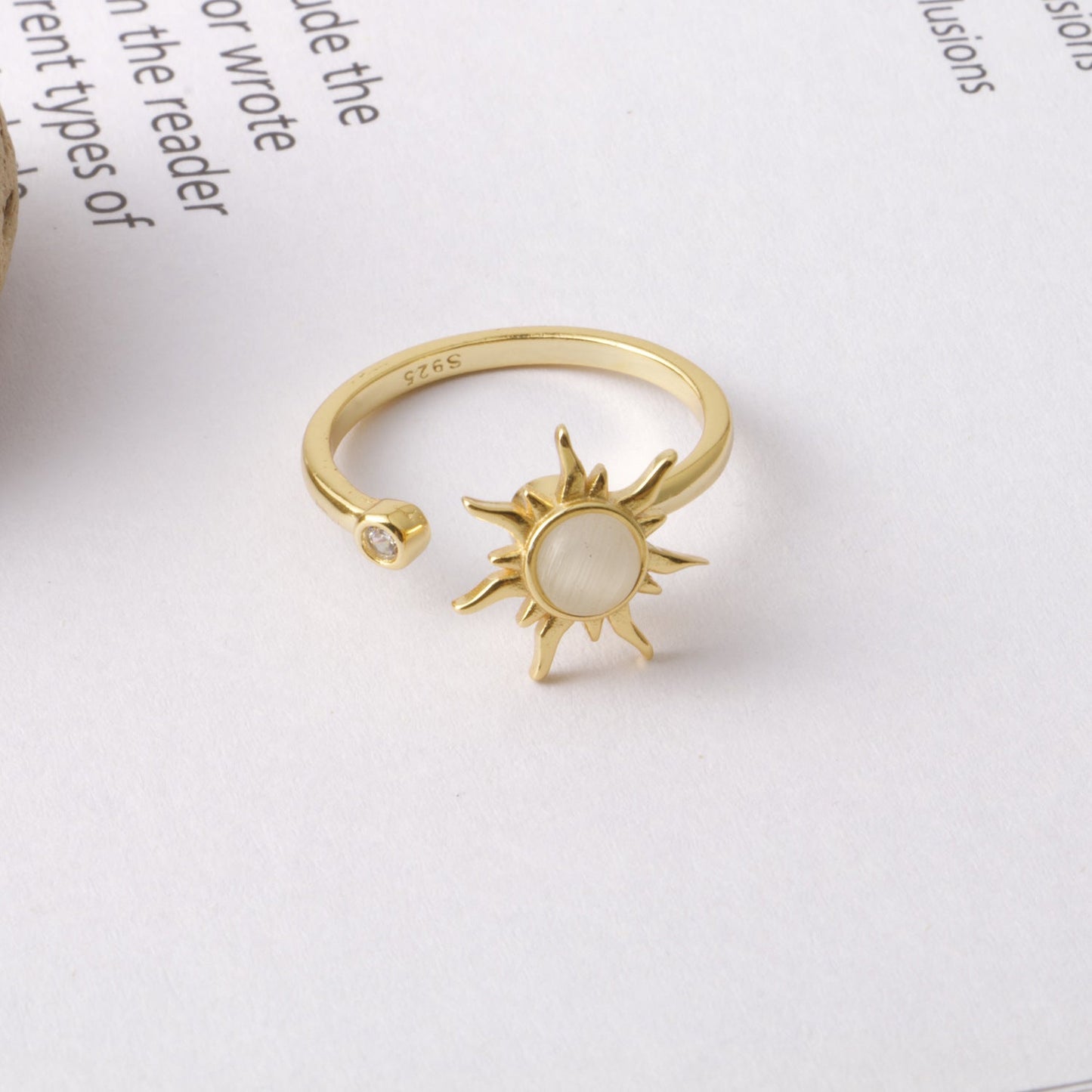Sun Fidget Ring