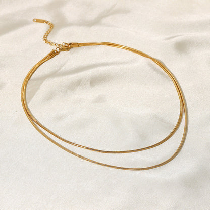 Double Layer Herringbone Chain